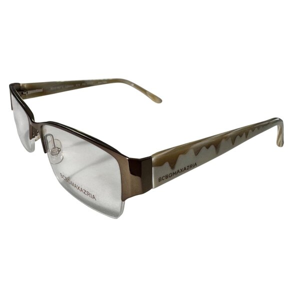 BCBG Max Azria 52-15-130 Womens Brown Rectangular Eye Glasses Frames Only main image 8